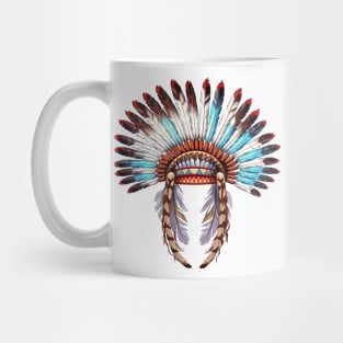 Native American Feather Headdress #3 Mug